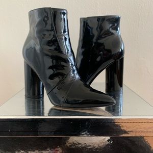 Sigerson Morrison Knox Patent Leather Booties